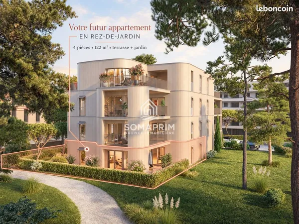 Appartement 4 pièces 122 m²