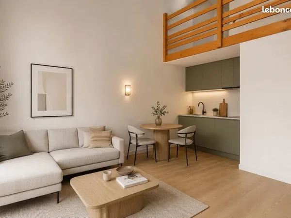 Studio 2 pièces 34 m²