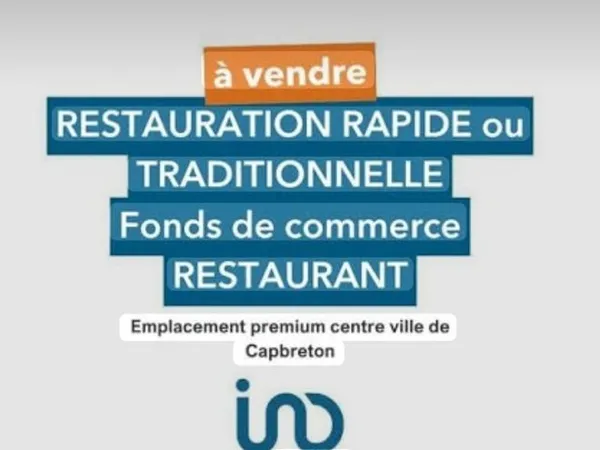 Restauration, restauration rapide 67 m² Rezé