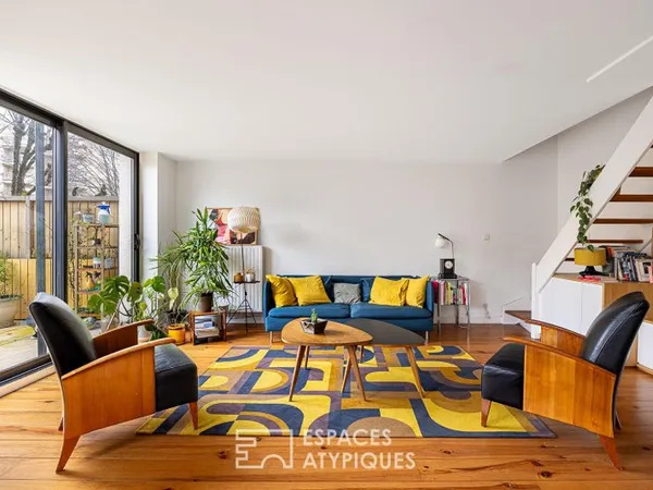 Duplex avec terrasse entièrement rénové