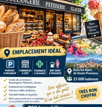 Local commercial 4 pièces