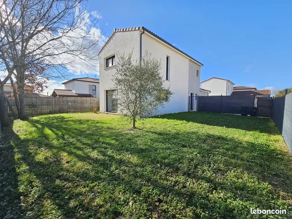 Maison individuelle non mitoyenne neuve 2020 | Garage et jardin | Léguevin calme