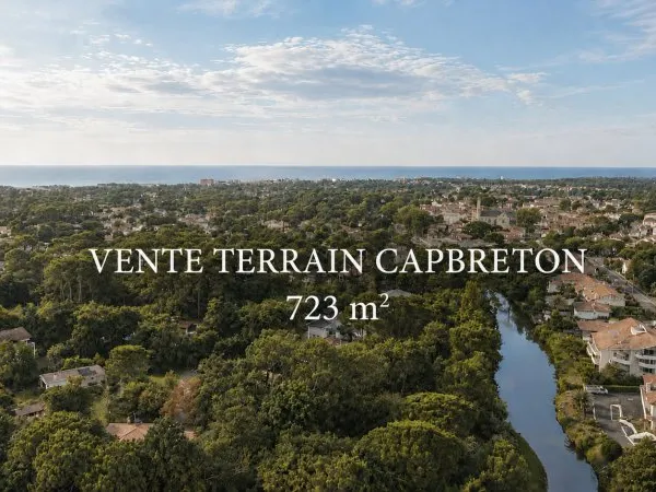 Opportunité : Terrain halles Capbreton 723 m²