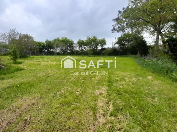 Terrain constructible au calme