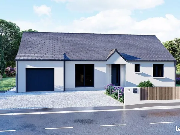Projet de construction d'une maison 86.21 m² avec terrain à LE DEZERT (50)