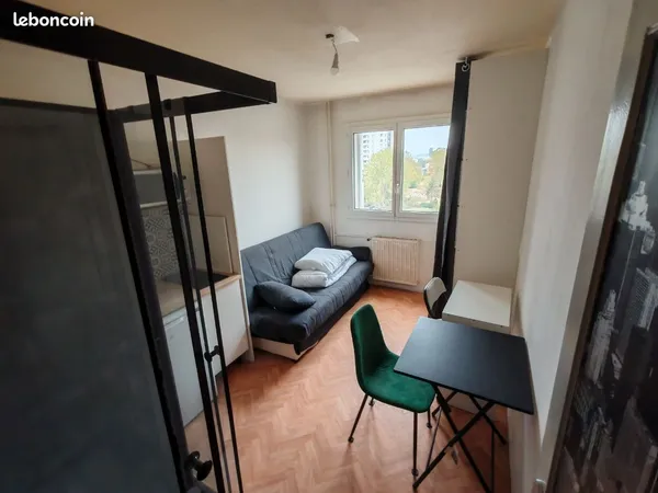 🏡 chambre avec cuisine & douche privatives - vaulx-en-velin - étudiant