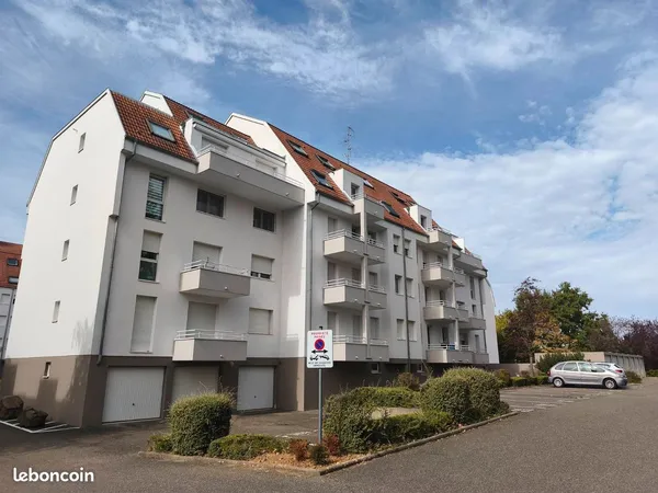 Appartement F3 rénové Obernai face à la gare