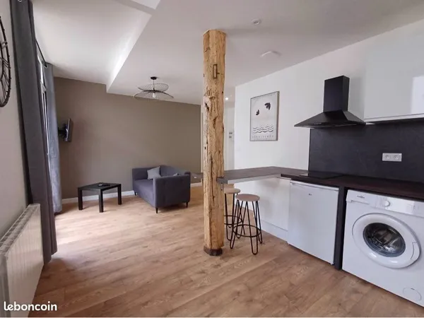 Appartement T2 meublé de 35 m² avec extérieur