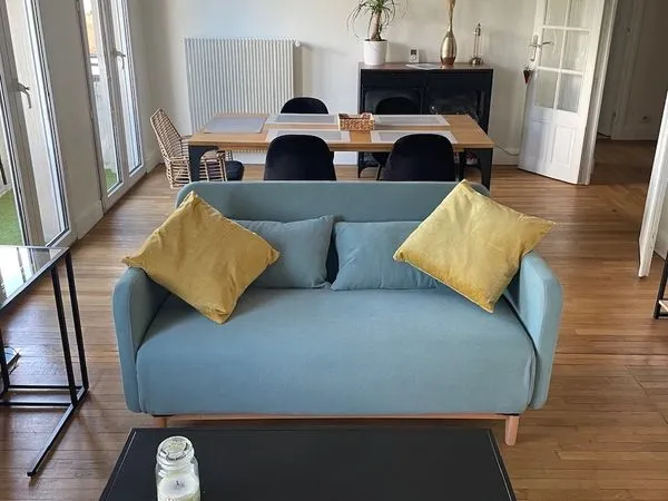Appartement lumineux 3 pièces avec balcon, cave et garage - Nancy