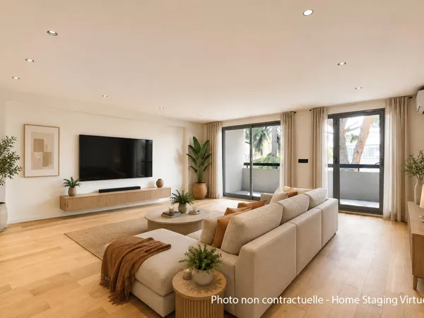 APPARTEMENT 4 PIECES RENOVE EN REZ DE JARDIN