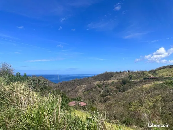 Vends terrain viabilisé vue mer