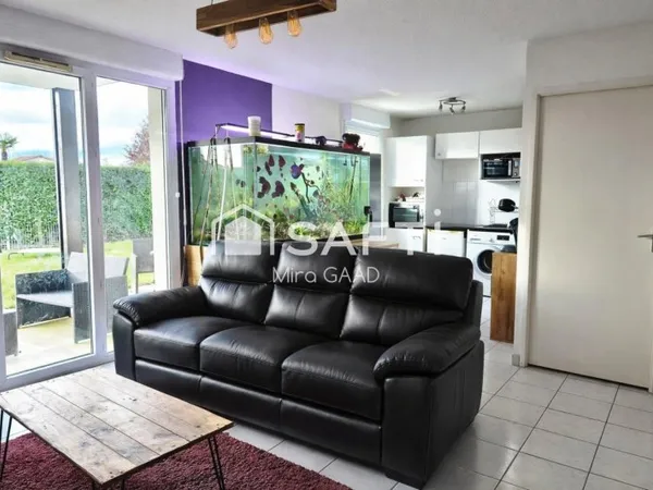 T2 avec grand jardin de 200m2 NÉGOCIABLE