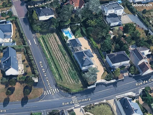 SAINT-AVERTIN (37) - Terrain à bâtir de 1 062 m² - Quartier résidentiel très calme