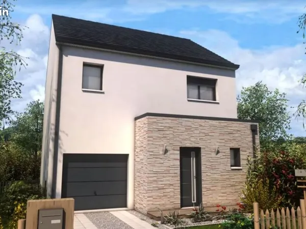Projet de construction d'une maison 87 m² avec terrain à LECOUSSE (35)