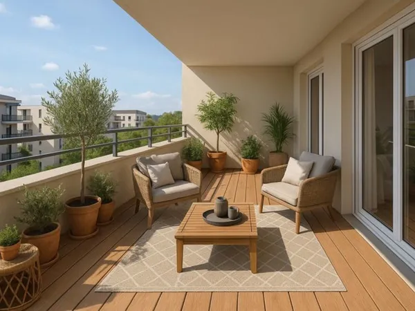 2 PIÈCES de 50m² + UN BALCON + PKG(s)
