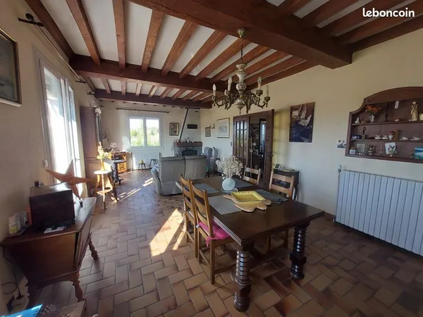 Maison avec grand terrain