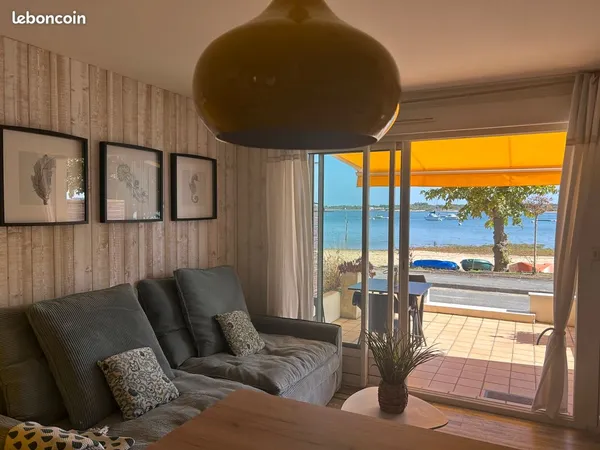 Appartement 29m2 face a la mer-terrasse 15m2- esprit bassin