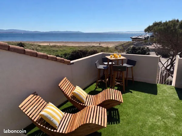 Duplex roof top vue mer accès plage direct