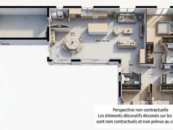 Maison neuve 4 pièces 106 m²