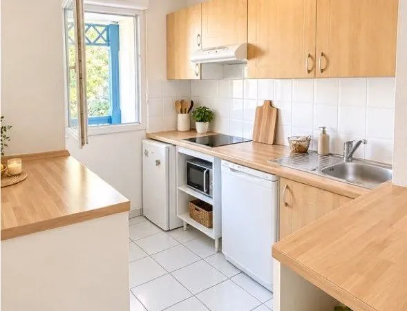 T2 45 m² avec grand balcon et piscine - Audenge - Location à l'année