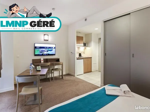 Studio 1 pièce 21 m²