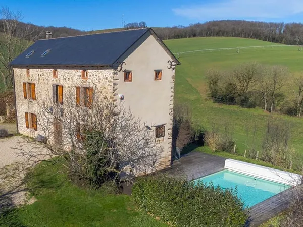 Maison de caractère, 4 chambres, piscine, belle vues, 25 min d'Albi