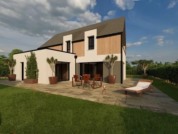 Projet de construction d'une maison 142 m² avec terrain à SAINT-GUYOMARD (56)