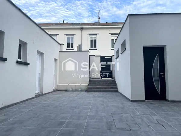 JAMIN, REIMS - MAISON DE VILLE RÉNOVÉE AVEC TERRASSE
