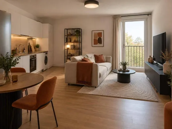 Studio 1 pièce 31 m²