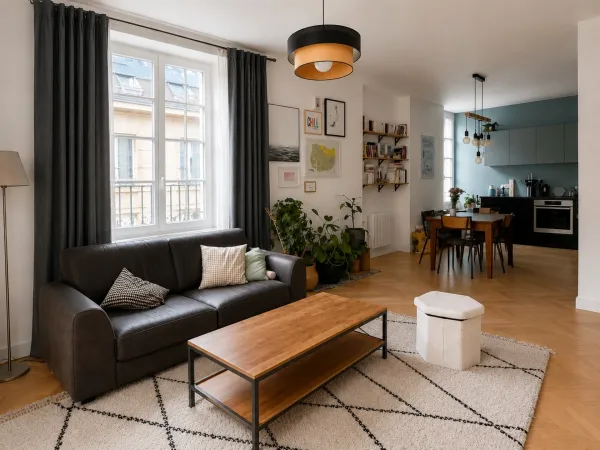 Centre historique de Nantes — 80 m² au charme rare, 3 chambres, rénové avec goût : à investir ou à h