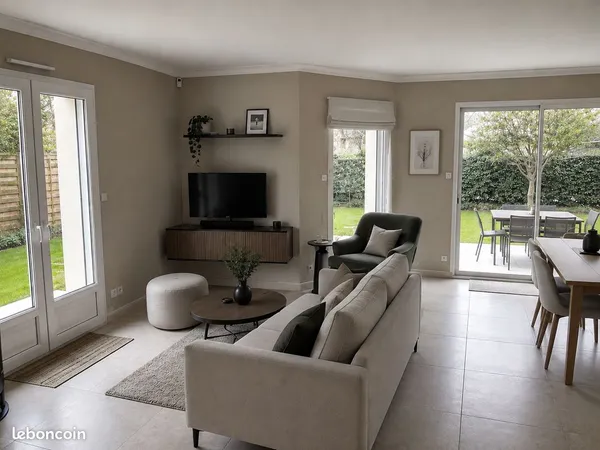 Maison rénovée avec jardin