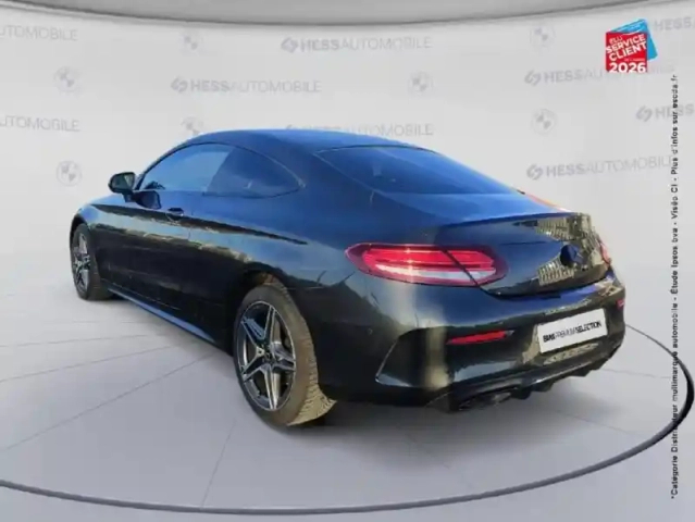 Mercedes Classe C coupé 180 1.6 156ch amg line euro6d-t sieges chauf/cuir gps camera carplay — photo 8