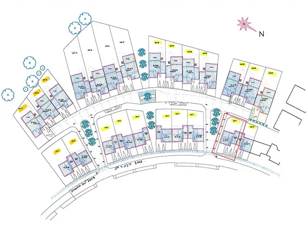 Terrain en lotissement 455 m²