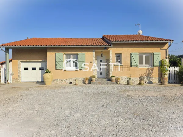Maison t5 de 115m² sur une parcelle de 531m²