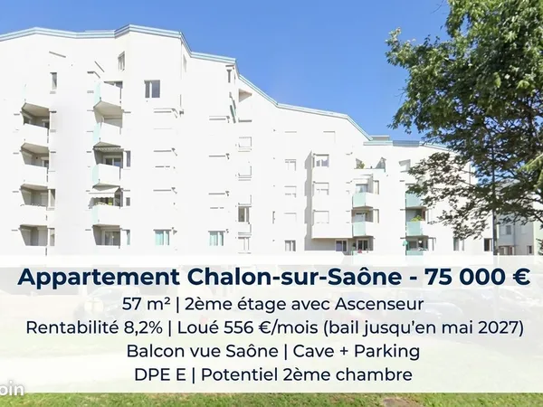 Appartement investisseur Chalon (71)