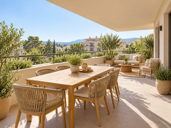 TOULON  BEAU 4 PIÈCES AVEC 3 CHAMBRES ET TERRASSE