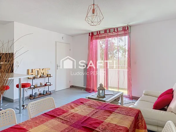 Toulouse (31300) - T2 de 40m² avec parking, résidence sécurisée