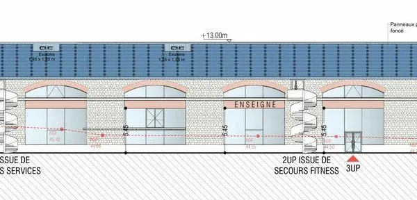 Local commercial 509 m² chelles