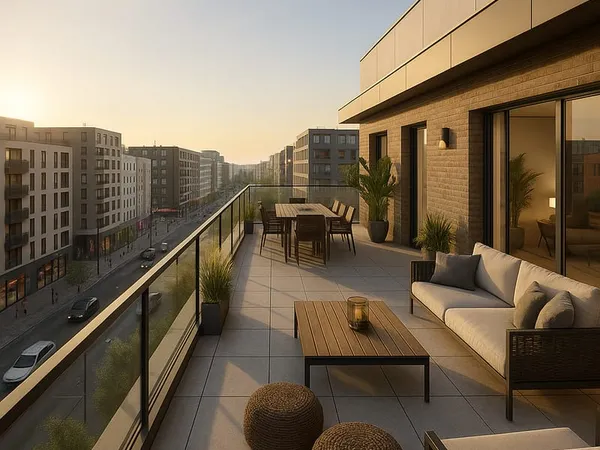 --MAGNIFIQUE 4 PIECES NEUF 80 M² EXPO SUD + BALCON 10 M² AU PIED DU RER A