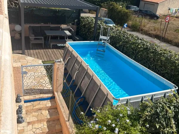 Maison familiale lumineuse avec jardin et piscine - Villeneuve-lès-Maguelone
