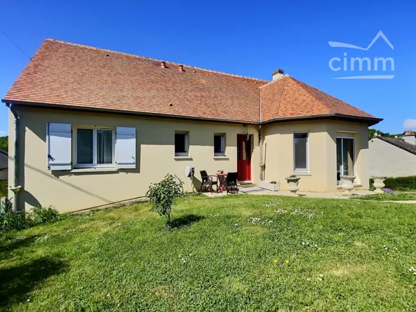 Maison de plain pied, 2 chambres, vue dégagée