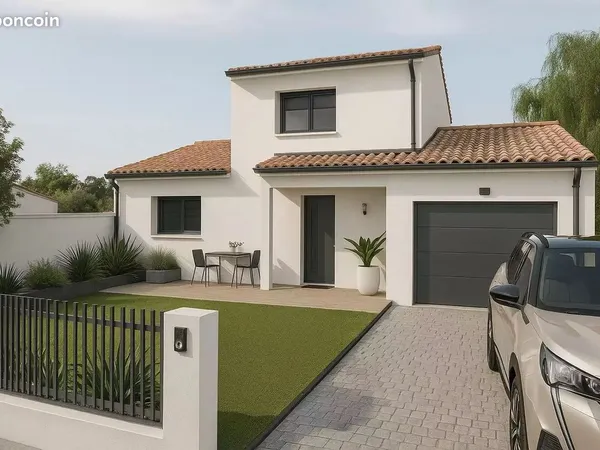 Maison de 99.92 m² sur un terrain de 1788 m² à LAVOUX en VIENNE (86)
