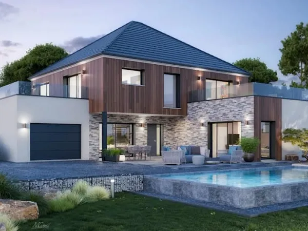 Maison neuve 6 pièces 228 m²
