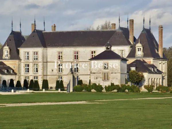 En Champagne, à 2 h de Paris, un château IMH du 17e s., ses douv