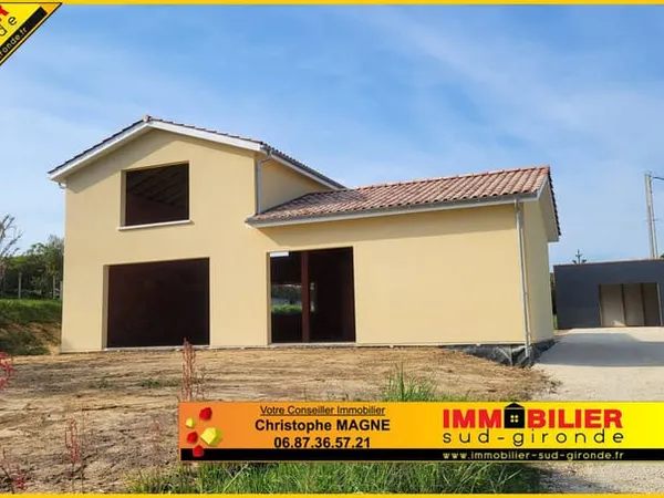 Maison contemporaine à terminer avec belle vue