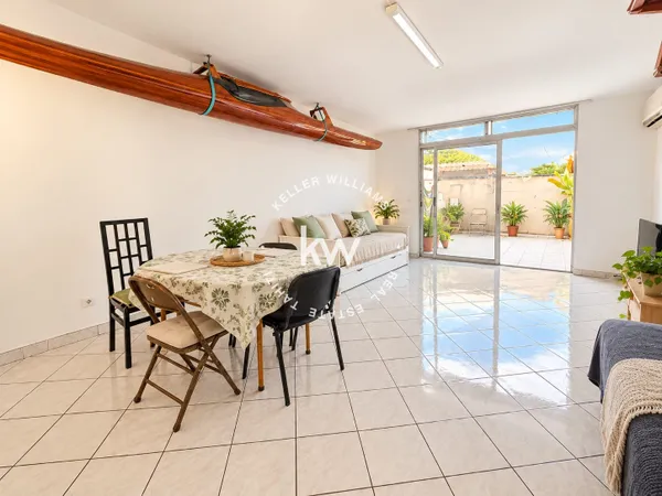 Appartement T3 duplex avec combles aménagés et terrasse privat
