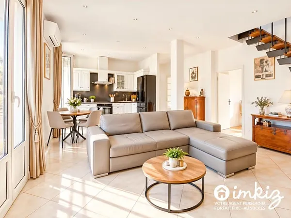 Bel appartement T3+ avec vue sur les collines