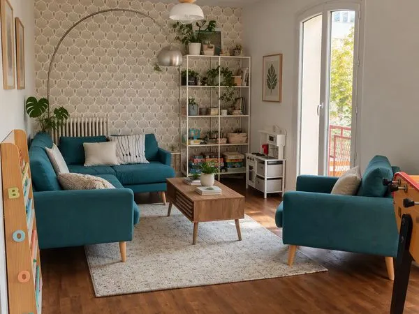 Maison de charme rénovée avec jardin, grand garage et atelier