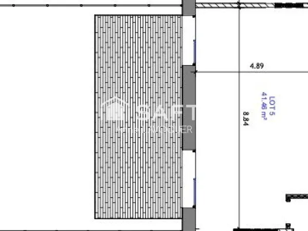 PLATEAU À AMÉNAGER 41 M² ENV.