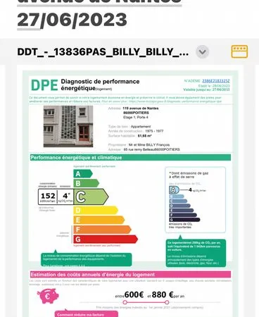 Appartement vendu meublé plus qu'a déposer vos valises